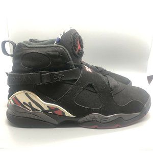 Air Jordan 8 Retro GS Playoff 2013 Size 7Y Black White Varsity Red 305368-061